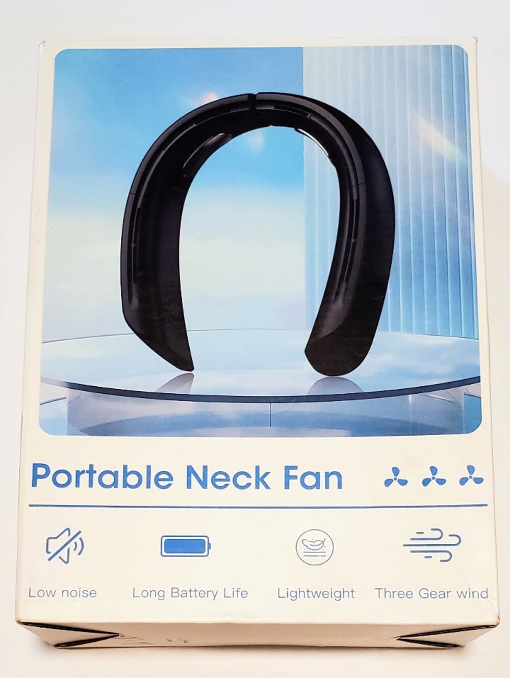 Portable Neck Fan - Black